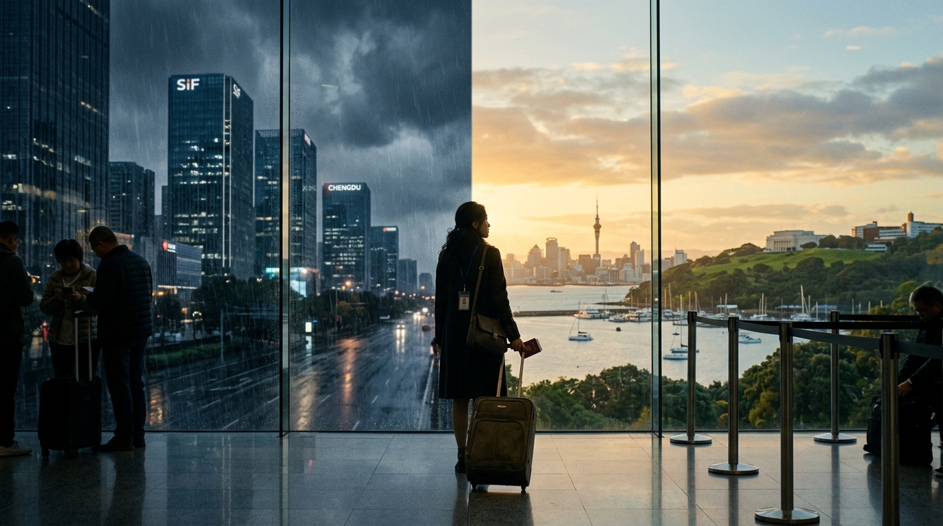 One-Way Ticket to Auckland